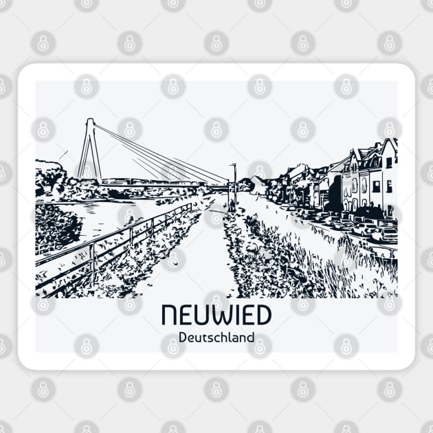 Neuwied - Deutschland Magnet by Lakeric